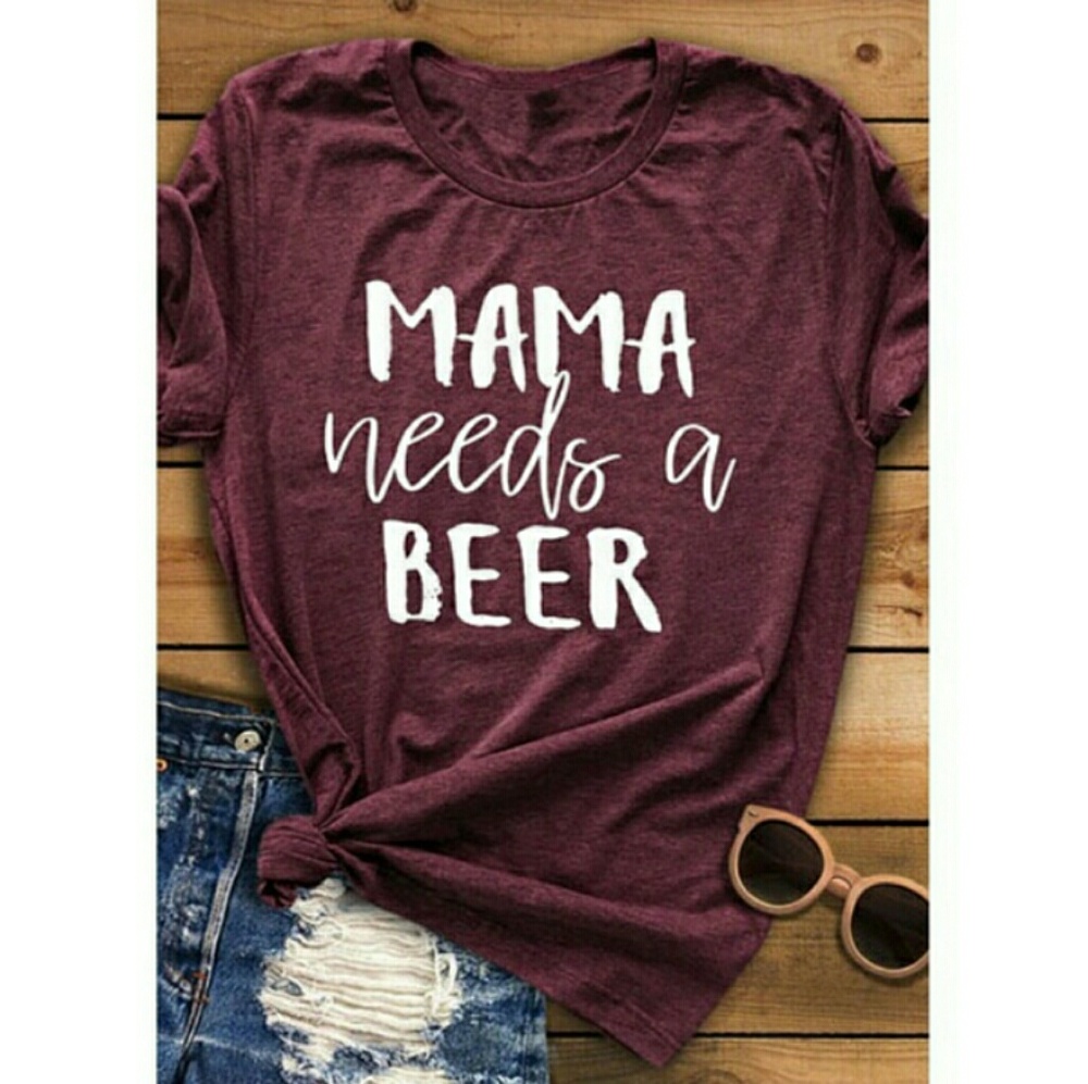 💥One Left💥Mama Needs A Beer 🍺 Tee - Picture 1 of 1